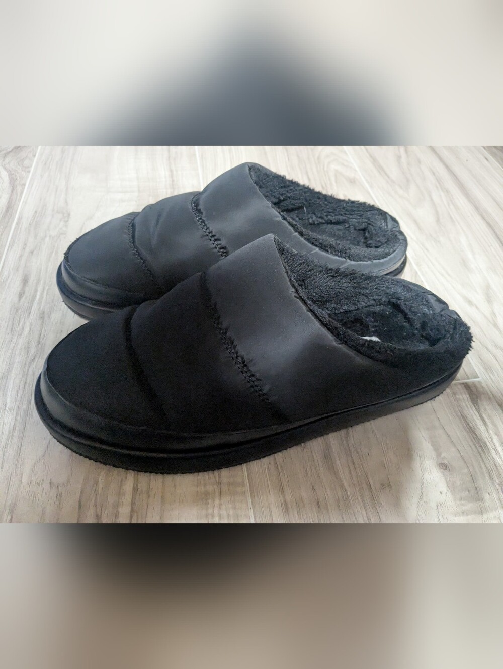 Joseph Abboud US 10 Black Slip On Slippers
